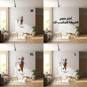 صورة لوحة خريطة فلسطين تُظهر الحدود والمعالم البارزة بدقة، مناسبة للبحث عن خرائط جغرافية فلسطينية.
